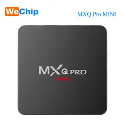 Mxq Pro MINI Smart Android 7,1 ТВ Box 2 Гб 16BG 2,4G Wi-Fi Amlogic S905W 4 ядра 4 k HD телеприставку PK X96 мини TX3 телевизионная приставка OTT