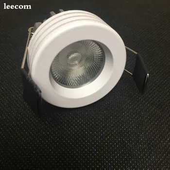 

10pcs/lot Adjustable-pitch Led Cabinet Light Light Energy Saving Spot Home gold color Downlight Mini Recessed Lamp