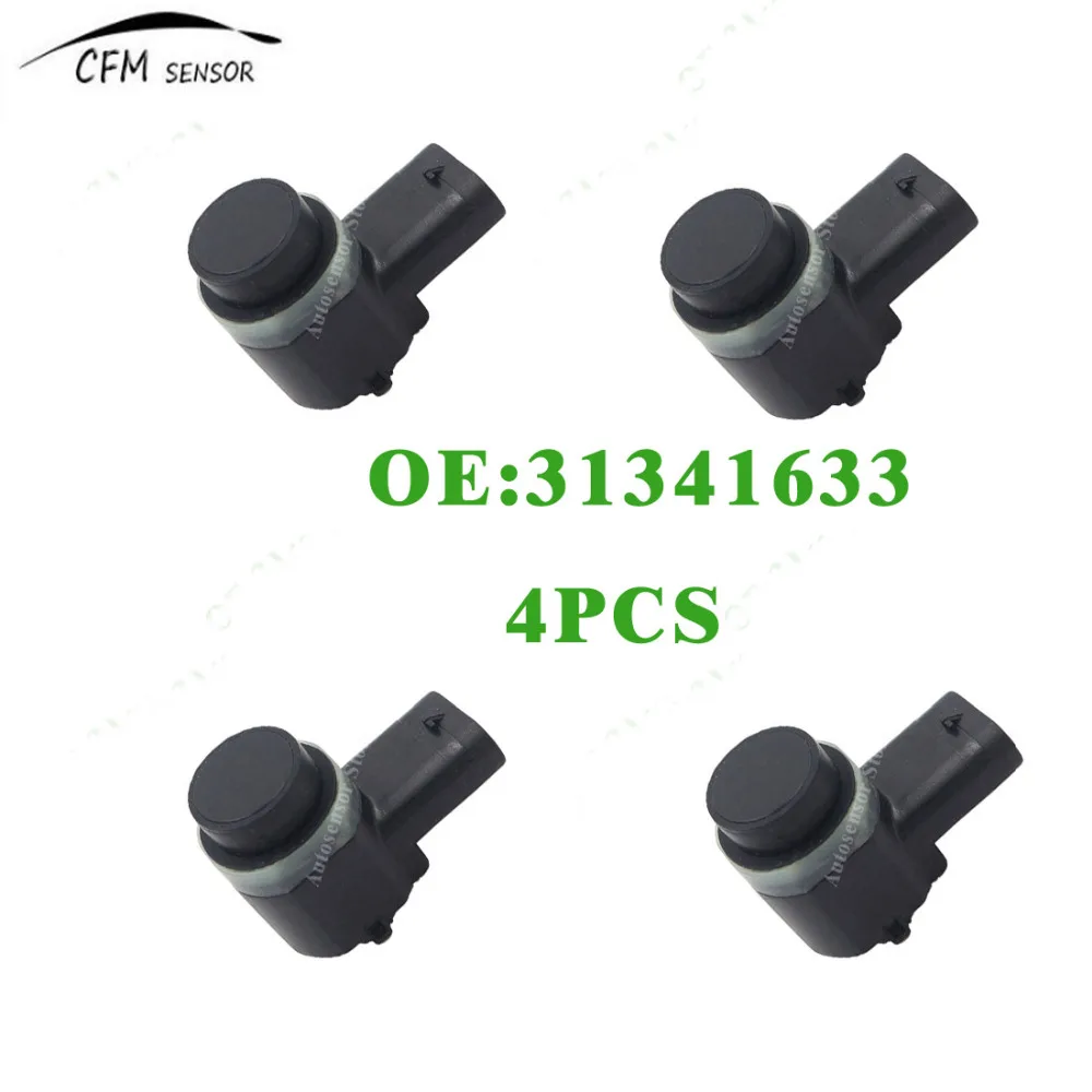 

4pcs New 31341633 PDC Parking Sensor Bumper Object Reverse Assist Radar For Volvo