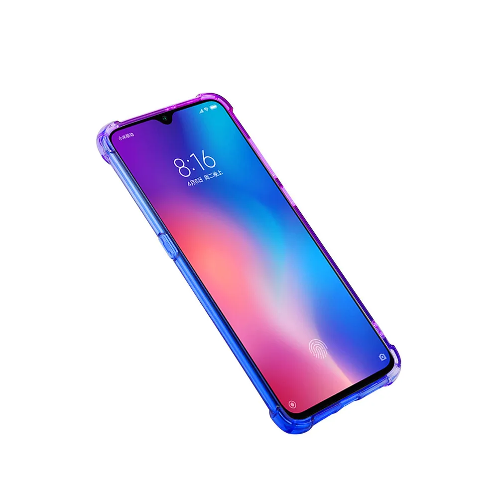 Цветной градиентный телефонный чехол для Xiao mi Red Note 7 Ультратонкий Мягкий ТПУ s Xiaomi