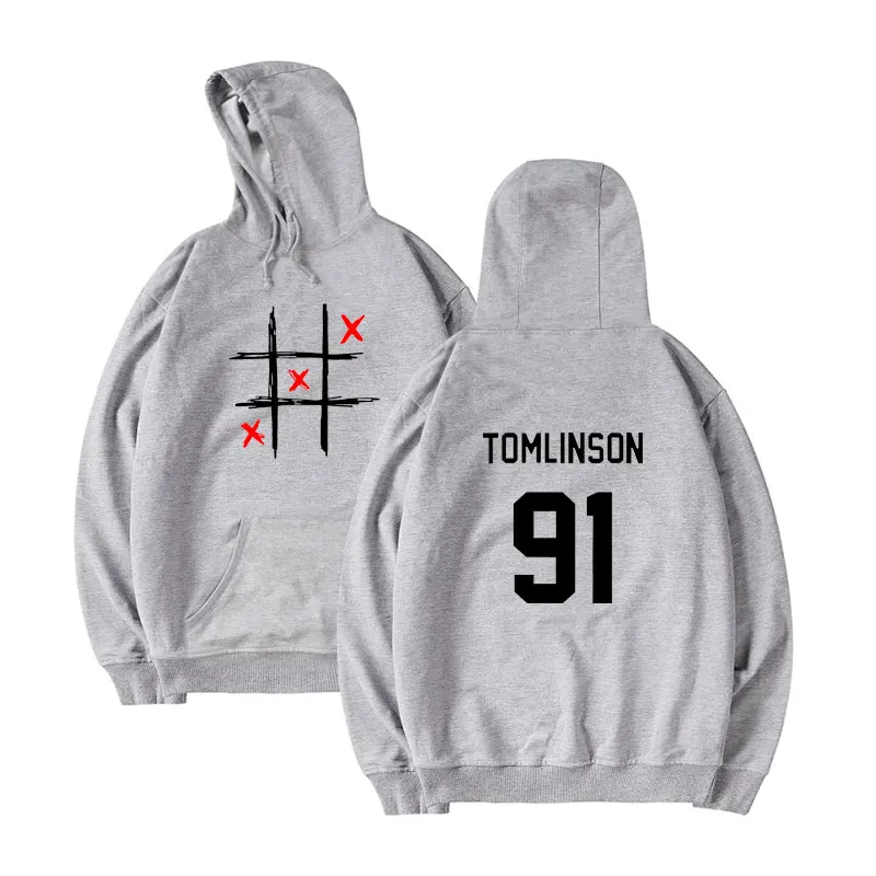 Frdun Tommy England Singer Louis Tomlinson 91 Print Hoodies Sweatshirts Women Fans Sweatshirt Hip Hop Popular Idol Clothes