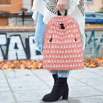 

Fashion Water Resistant Nylon Women Backpack Flower Printing Female School Rucksack Girls Daily College Laptop Bagpack Z70