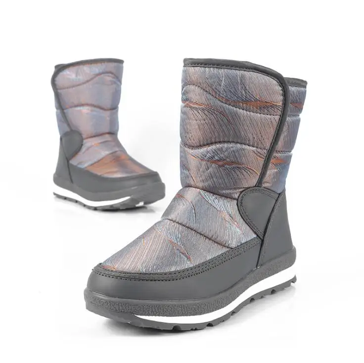 

Warm Kids Snow Boots For Children New Toddler Winter Princess Child Shoes Non-slip Flat Round Toe Girls Baby Lovely Boots