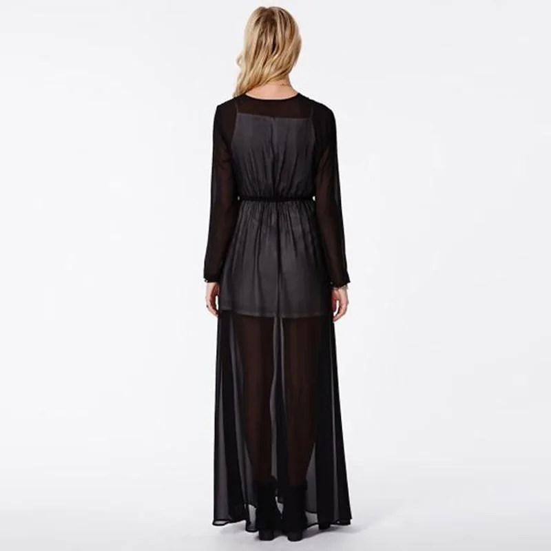 2019 Hot sale Summer Chiffon Shirt Women Kimono Long Sleeve Tops Causal Kimono Slim Maxi Chiffon Cardigan Beach Sun Shirt AFF006