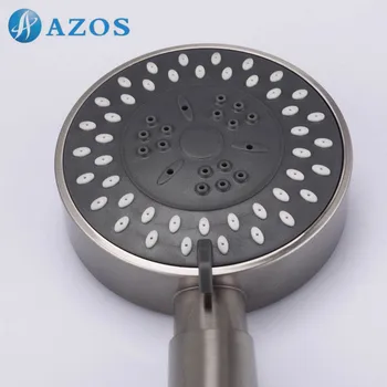 

3 Functions Bathroom Shower Head Handheld Shower Head Showering Set Nickel Brush Stainless Steel Color HHS015