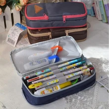 Big pen curtain multifunctional pencil case super large capacity stationery bags box new year gift 04827