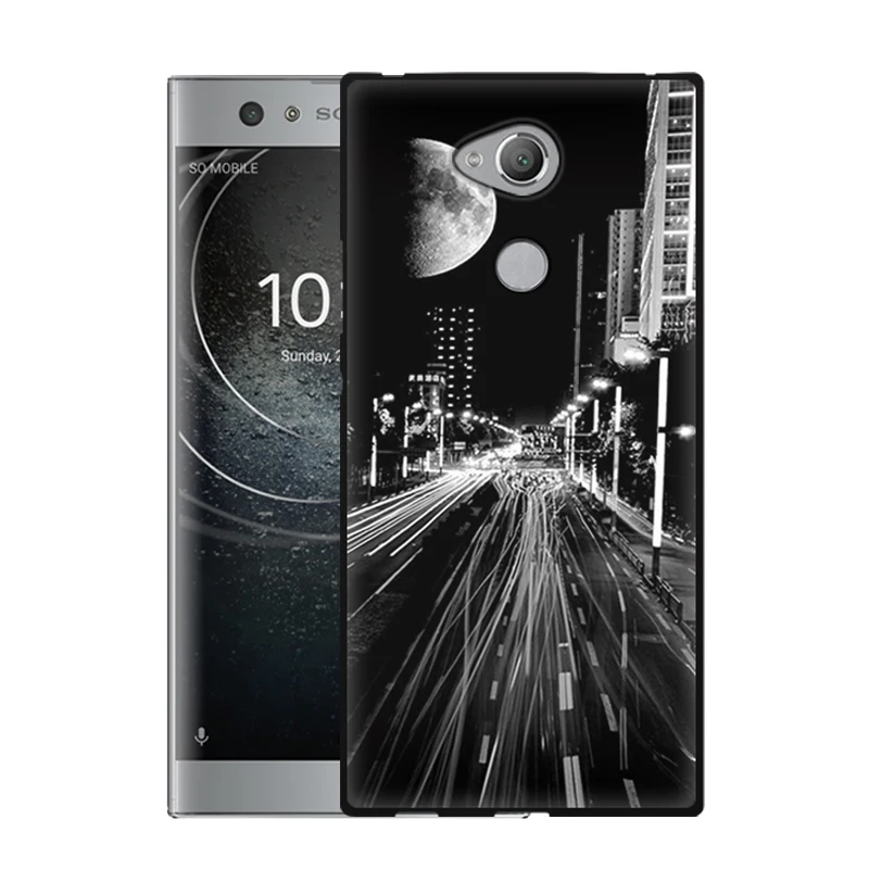 Мягкий чехол JURCHEN для Sony Xperia XA2 Plus мультяшный силиконовый телефона с двумя Sim