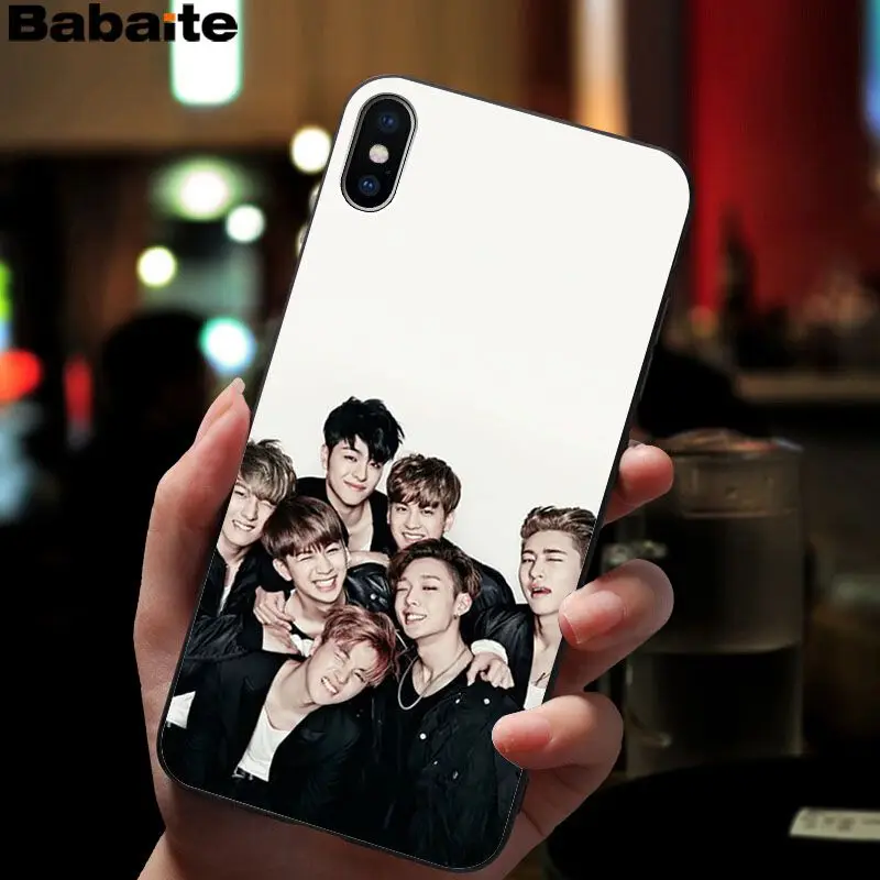 Babaite Ikon KPOP Бобби Б. Мягкий силиконовый чехол из ТПУ для телефона чехол для iPhone 8 7 6 6S Plus 5 5S SE XR X XS MAX Coque Shell