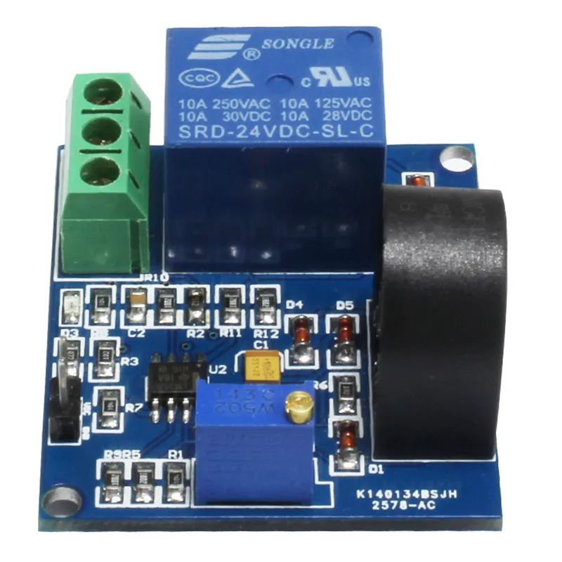 5A overcurrent protection sensor module AC current detection sensor 05V,12V,24V relay 5A overcurrent protection sensor module AC current detection sensor 05V,12V,24V relay
