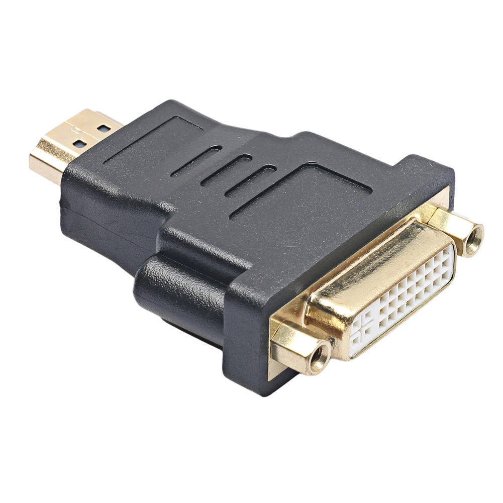 

DVI-I Dual Link 24+5 pin Female to HDMI Male Converter DVI to HDMI Adapter for HDTV DVD LCD HDMI Adapter