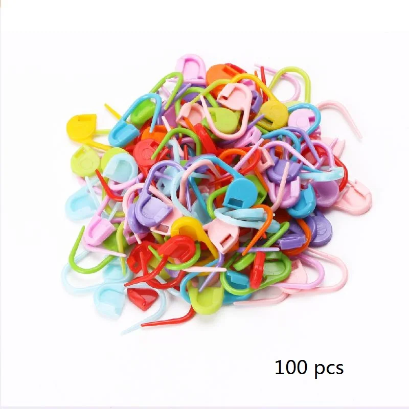 

Plastic Knitting Crochet Locking Markers Crochet Latch Knitting Tools Craft Ring Holder