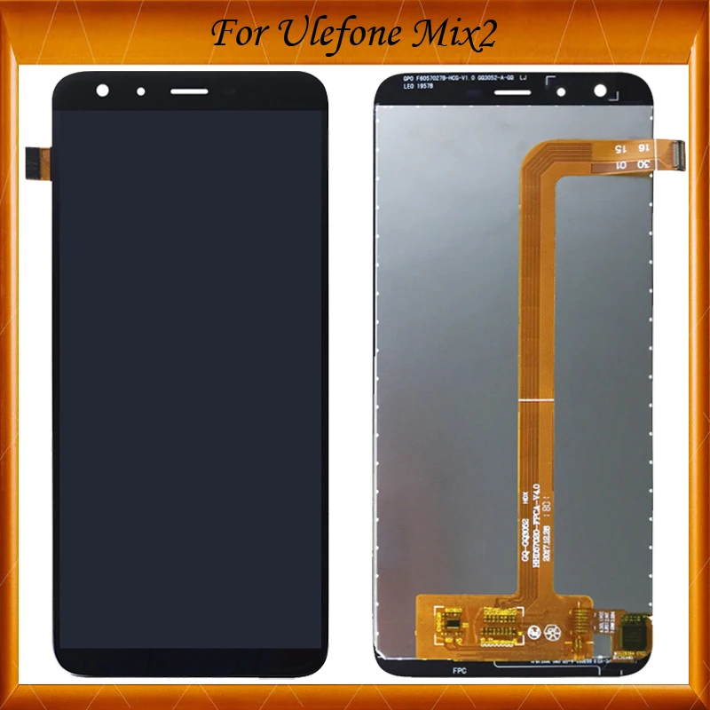 

Top Quality For Ulefone Mix 2 MIX2 LCD Display And Touch Screen Assembly Perfect Repair Part MIX 2 IN Stock