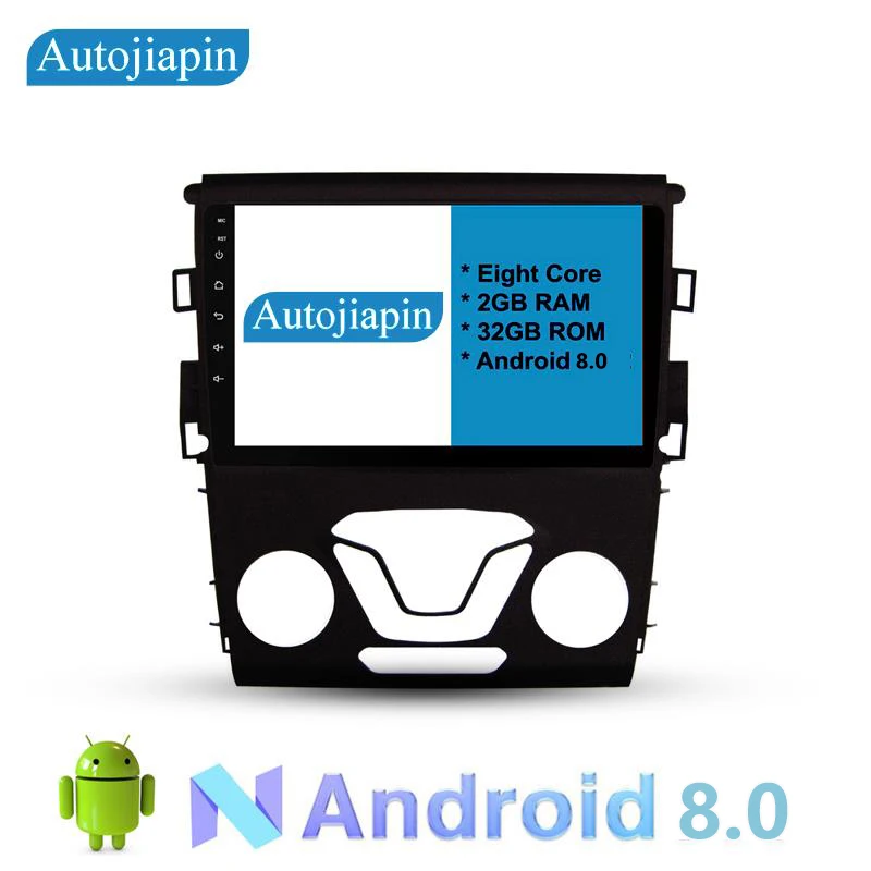 

AUTOJIAPIN 9" Eight Core Android 8.0 2G RAM 1024*600 CAR Navigation For FORD Mondeo With Stereo Radio Audio