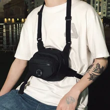 Хип-хоп нагрудная сумка для женщин и мужчин новые модные многофункциональные сумки на талию тактические сумки через плечо тренд карман