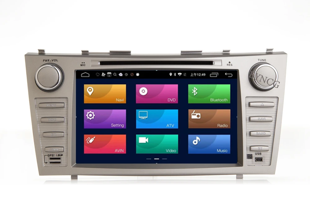 

BYNCG Android 8.1 Quad Core 8" Car DVD Player For Toyota Camry 2006-2011 GPS Navi Support ipod SD/USB Touch Screen Radio mp3 BT