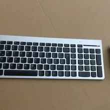 MAORONG TRADING для lenovo 8861 ZTM600 N70 мышь Серебристая беспроводная лазерная клавиатура и мышь набор qwertz немецкая английская испанская клавиатура