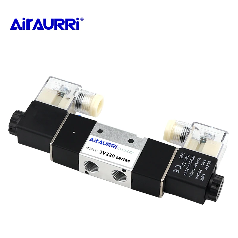 3V220-08 электромагнитный клапан Двойной solendold DC12V DC24V AC110V AC220V | Обустройство дома
