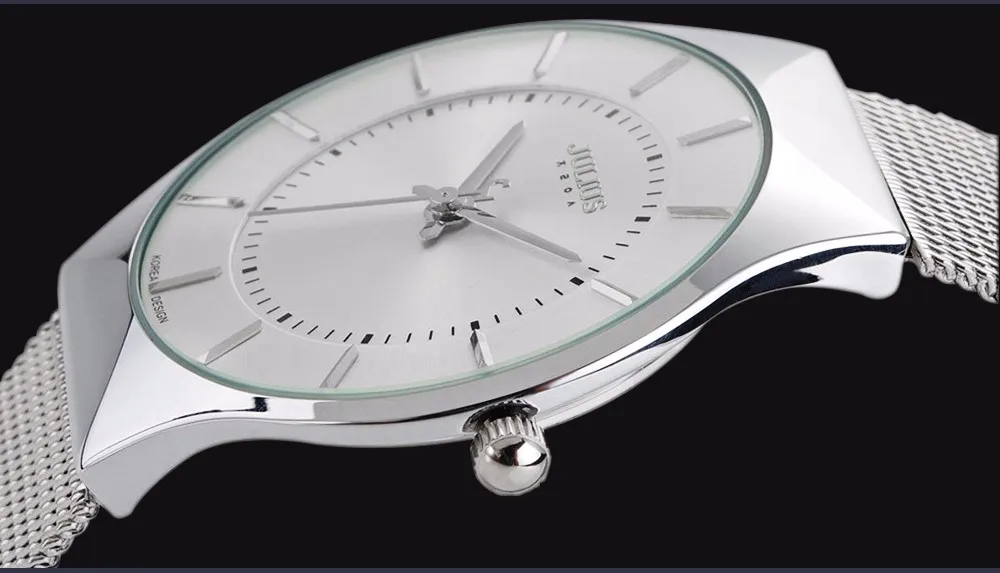 Julius Men Watch Stainless Steel Band Analog Display Quartz Wristwatch (13)