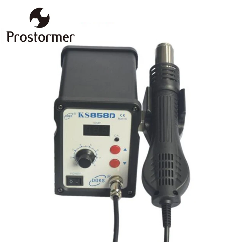 

Prostormer 110/220V Soldering Station Hot Air Gun LED Digital Solder Heat Gun Rework Station ESD SMD SMT Welding Repair Machine