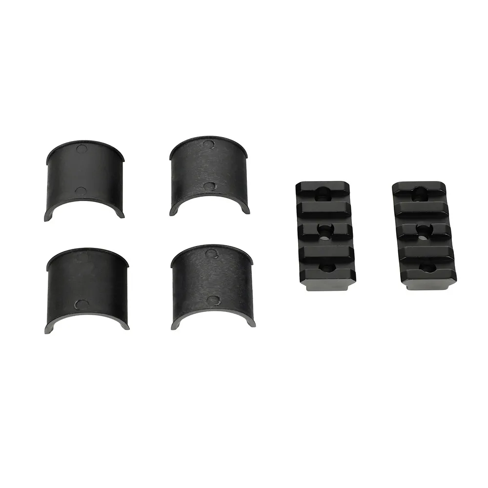 ohhunt Bi-direction 25.4mm 30mm Offset Adjustable Mount Hunting Rifle Scopes Rings with Bubble Level Top Picatinny Weaver Rail (2)