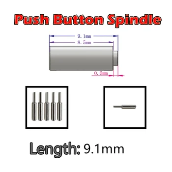 

5pcs 9.1mm Dental Push Button Spindle Dental handpiece Cartridge Spare Parts