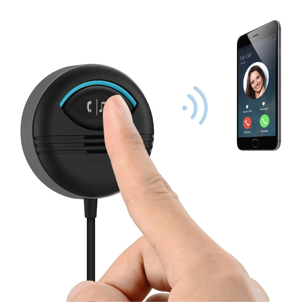 noise cancelling  AUX bluetooth car kit built in isolated IC