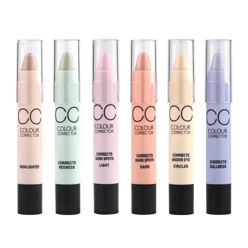 

MENOW 6 Colors Concealer Pen Makeup Tools Long Lasting Dark Circles Corrector Moisturizer Concealer Pencil Beauty Tools