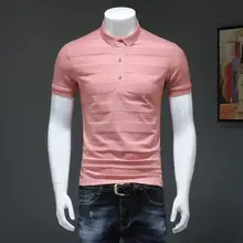 Для мужчин летние мужские Поло рубашка бренд Мода хлопок короткий рукав мужские рубашки поло одноцветное Джерси дышащий футболки