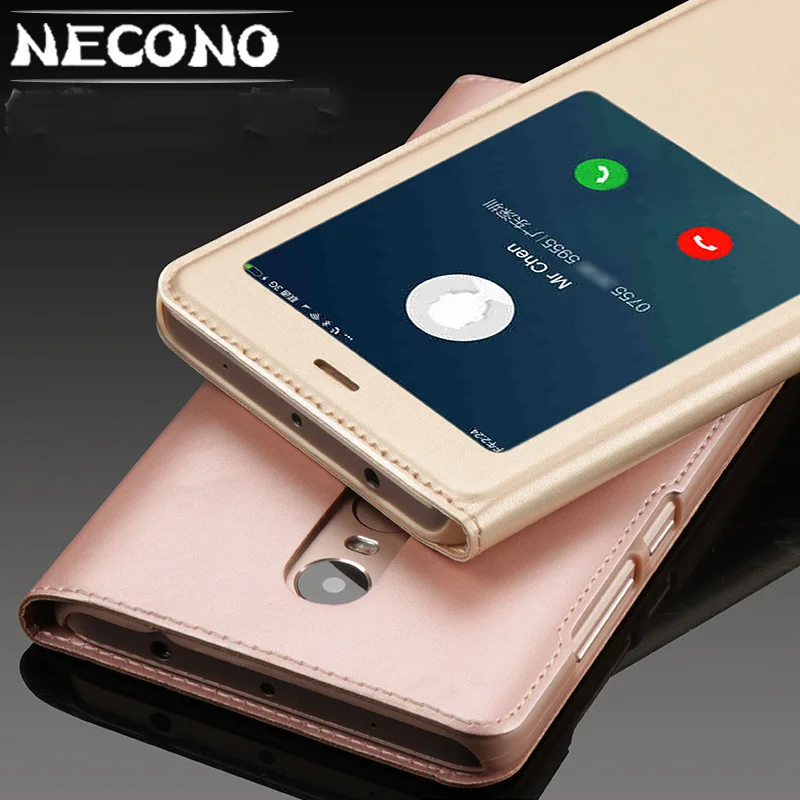 

Xiaomi Redmi note 4 Case Leather Flip Case for Xiaomi Redmi Note 4 pro With Wake Sleep Phone Funda Original Xiomi Redmi Cover