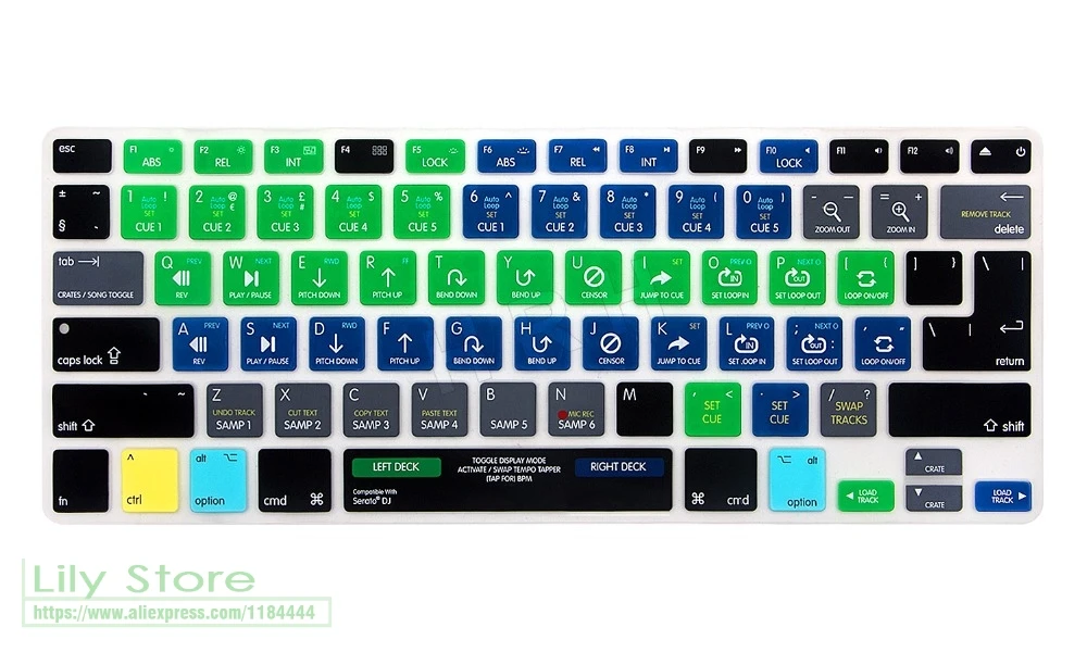 Fore 2017 силиконовый чехол для клавиатуры Macbook Air Pro Retina 13 15 17 Release Be Serato Dj