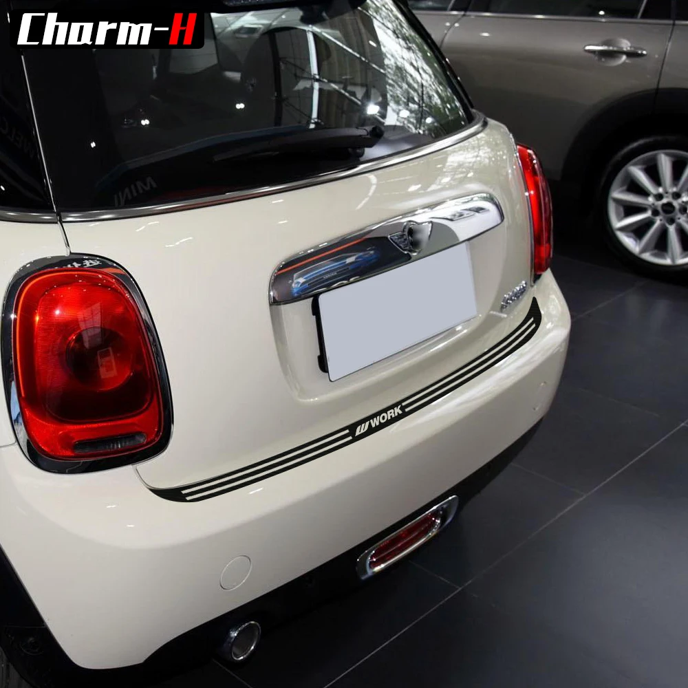 1 шт. защитный бампер из углеродного волокна для багажника MINI cooper clubman R55 F55 F56|stickers
