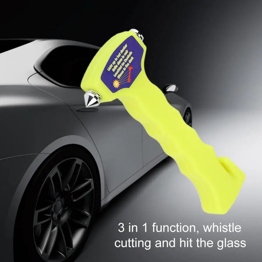 

Car Emergency Escape Tool LV840 Multi-fucntional Luminous Car Window Breaking Safety Hammer Car Emergency Escape Tool