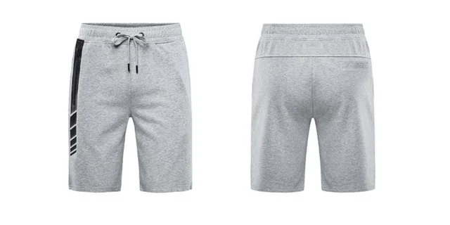 Xiaomi Uleemark мужские спортивные шорты, хлопковые дышащие шорты для бега, фитнеса, Свободные тренировочные штаны - Цвет: light gray S