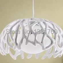 Диаметр 45 см современный подвесной светильник из смолы и стекла подвесной светильник современный дизайн красный белый цвет гостиная столовая гнездовая лампа