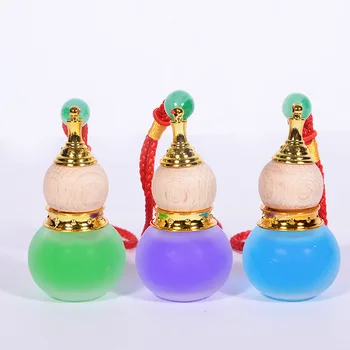 

8ML small frosted glass perfume sample bottles ornaments f car refillable cosmetics atomizer 10pcs/bag 50 bags