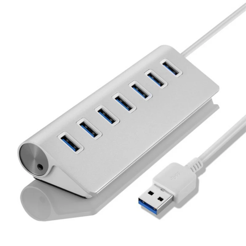 Portátil de Alumínio Usb de Alta Usb para Imac Velocidade Portas 3.0 Porta Cabo Divisor Macbook ar Computador Portátil Tablet Hub 7 Usb 2 Cheap Hubs USB
