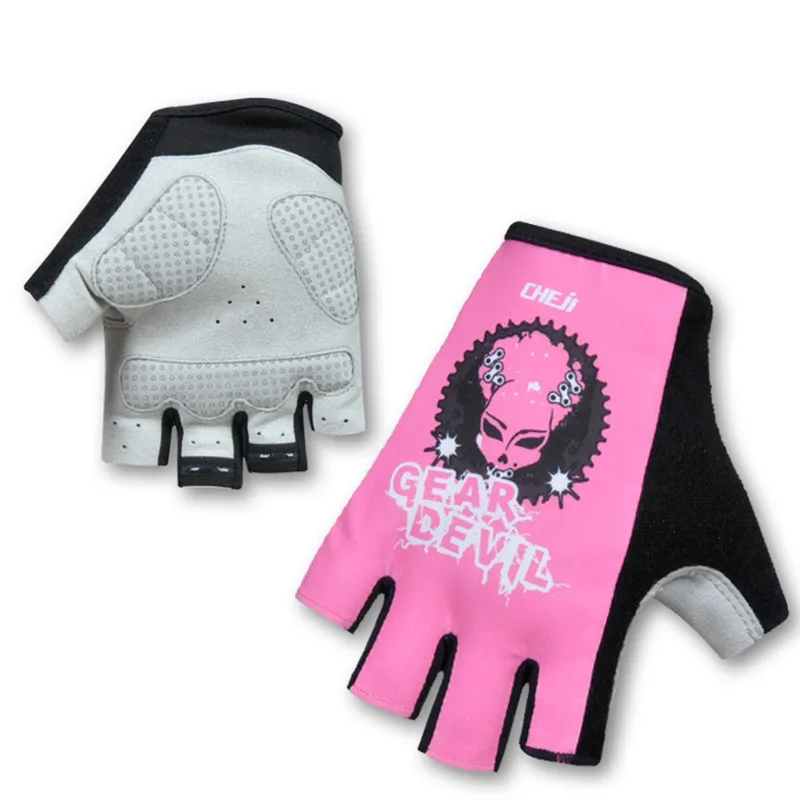 Q365 Cycling font b Gloves b font Mountain Road Bicycle Shockproof Breathable Breathable Sleeveless Pink Women