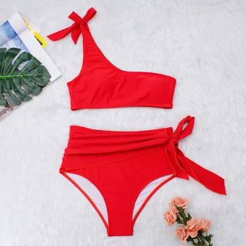 

High-waistband Bikini Swimsuit New Arrival Cikini Swimwear S-XL