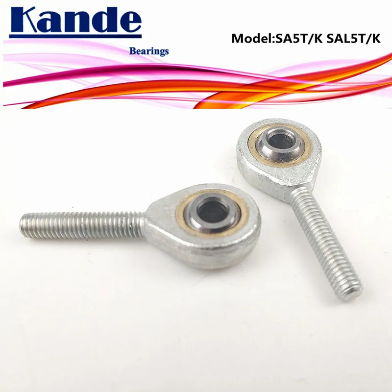 Kande подшипники POSA5 POSAL5 SA5T/K SA5 SAL5T/K SA5T SAL5T 2 шт. торцевой подшипник стержня M5 * 0 8 SAL5