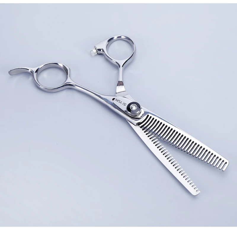 Si Yun ножницы 6,0 дюйма (17,00 см) Длина BT60 модель высокого качества двойной зубы истончение тип волос Профессиональные ножницы