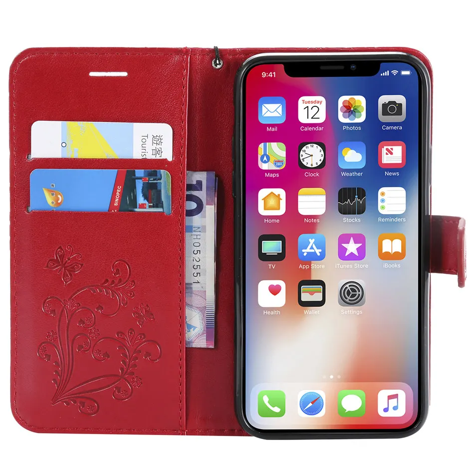 Магнитный чехол кошелек для Xiaomi Mi F1 5X 6X A2 7 8 Lite 9 9SE Redmi 6A GO Note 5 Plus 4X 5A 6 Pro мужской и