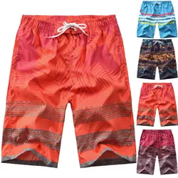 Мужские большие размеры пляжные шорты плюс размер пляжные шорты мужские шорты быстросохнущие Серфинг и пляжные шорты мужские s спортивные