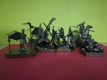 

plastic pvc figure Romance of the Three Kingdoms ornament toy model 6pcs/set