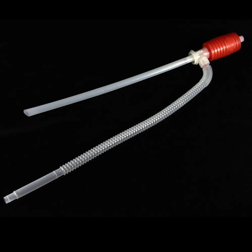 2Pcs Portable Car Liquid Pump Manual Hand Gas Oil Water Liquid Transfer Pump Siphon Hose Air Pumps Sucker Car Styling Motorcyle