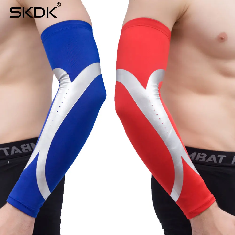 SKDK 1PC Running Arm Warmer UV Protection Breathable Compression Arm