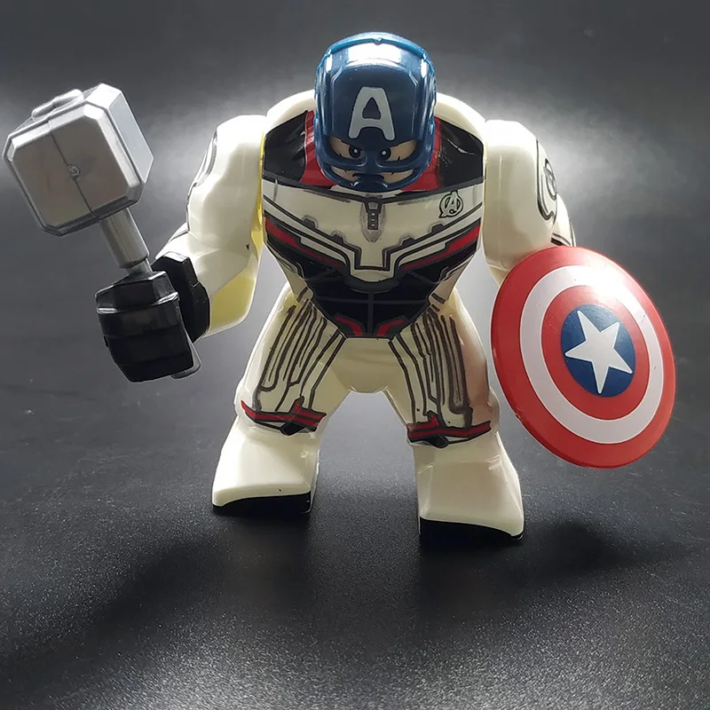

Single Sale Super Heroes Movie Series iron Man Thor Spider-Man Hulk Action Figures Building Blocks Toys For Children Gifts