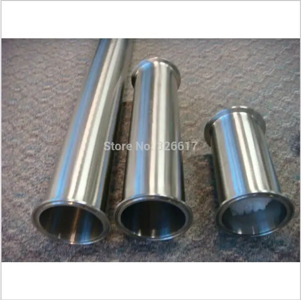 

11/2" TC x 6" Length Sanitary Triclamp Pipe Spool, Stainless Steel SS304 TC Spool Tube, 1.5"x6" Triclover Clamped Pipe Spool