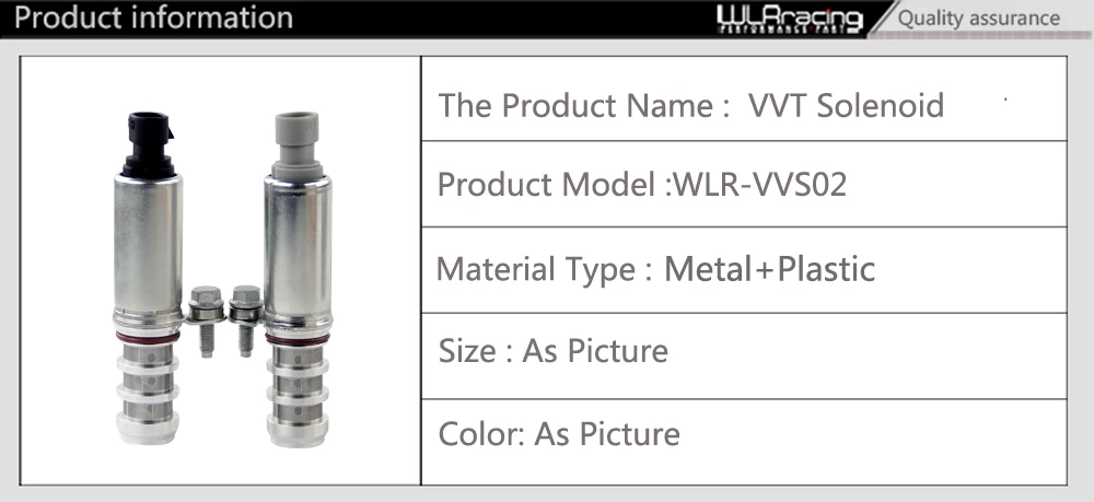 WLR RACING-2x Впускной и выпускной распределительный клапан электромагнитного исполнительного механизма для Chevy/GM/Buick 12655420 12655421 VVS02