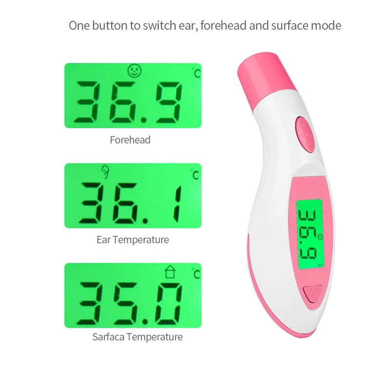 

Professional Medical Forehead Thermometer Baby Non-Contact Digital Laser Infrared Thermometer Infant Kids Temperature Gun 35
