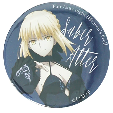 Fate Stay Night Аниме Фигурка широу эмия Рин Тосака лучник Сакура Мату ку чулаинн Gilgamesh металлический значок брошь булавки - Окраска металла: 04 Saber Alter